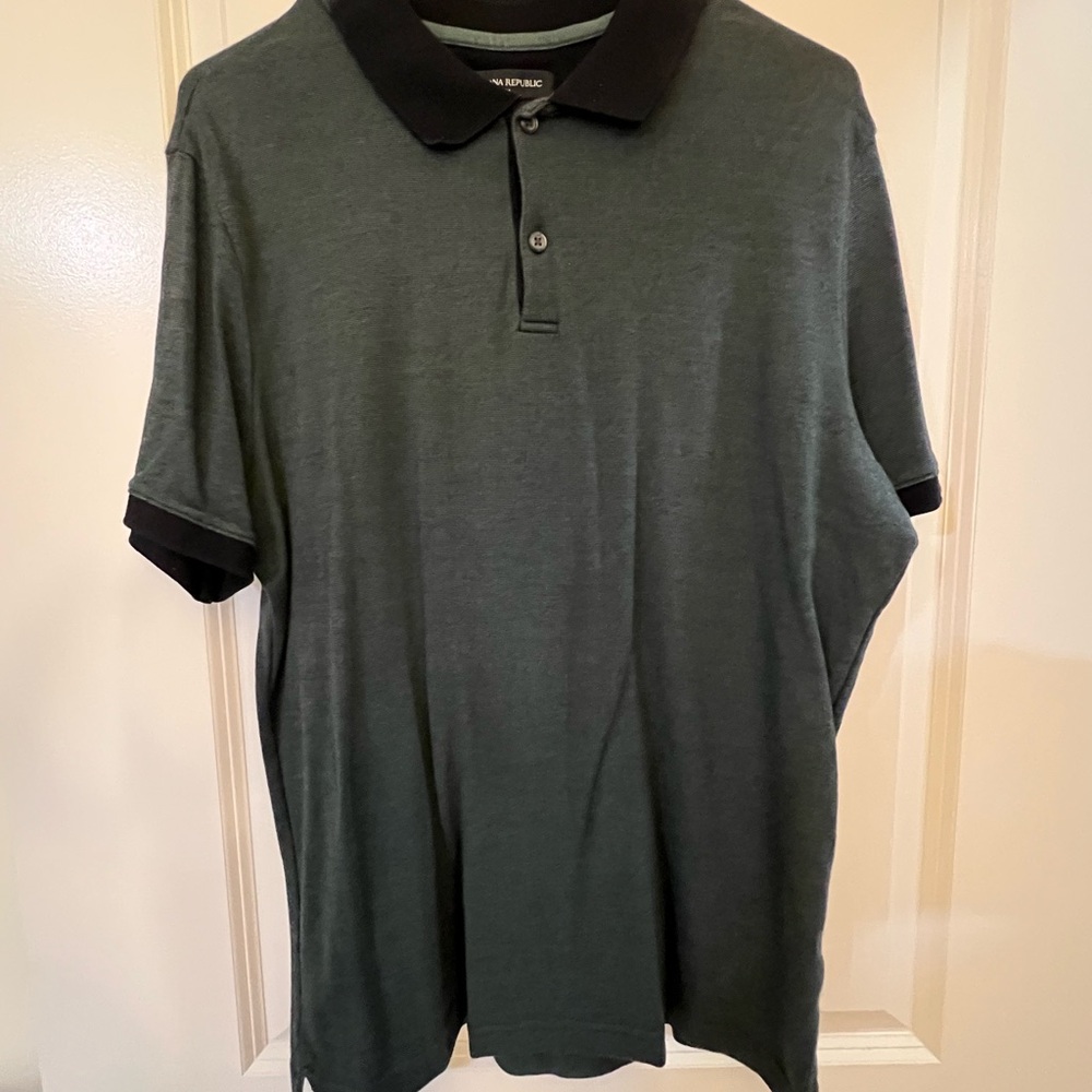 Banana Republic Dark Green Polo Shirt
